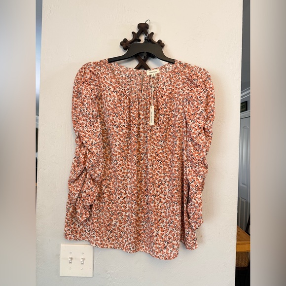 Max Studio Women's Floral Top Shirt Blouse - Picture 3 of 7